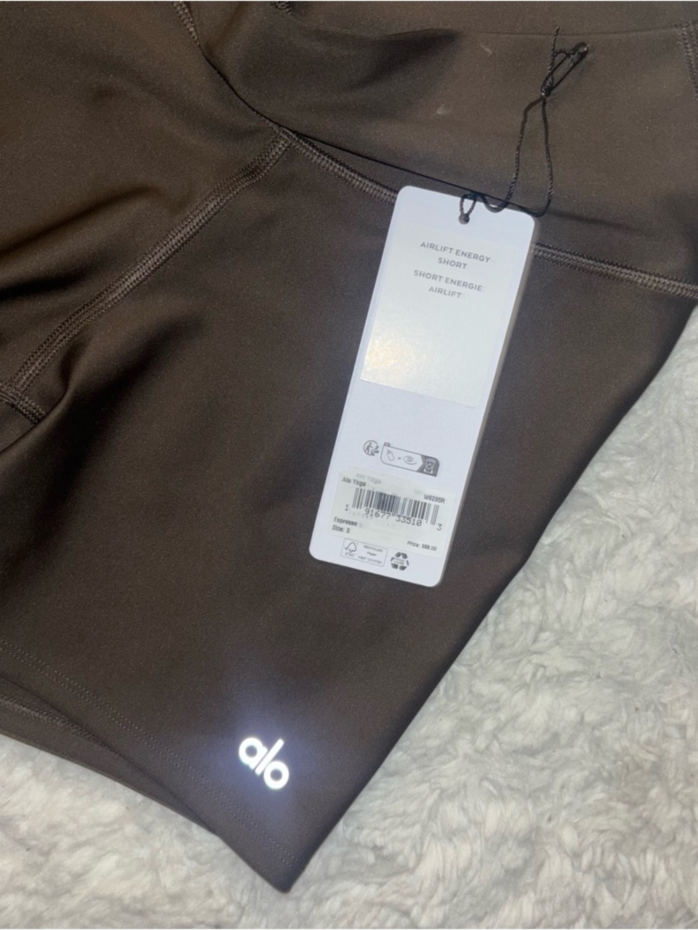 ALO AIRLIFT ENERGY SHORTS - Picture 5 of 6